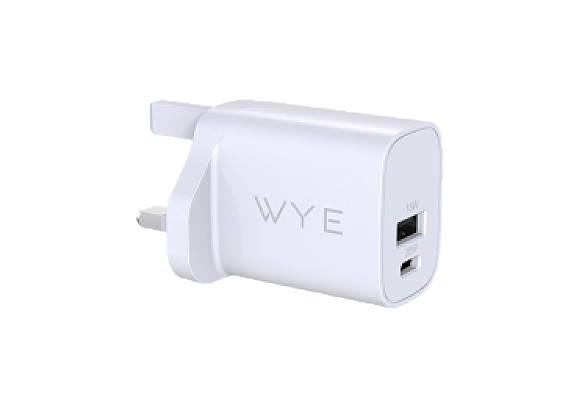 20W Dual Port USB-C & USB-A Power Adapter