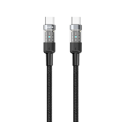 TG19 WYEFLOW PD Nylon Braided & Aluminium Alloy Transparent Data Cable