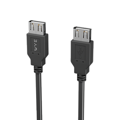 WYE USB-A Female to Female 2m