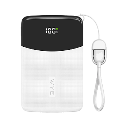 10K Power Bank with Built-in Cables PB68