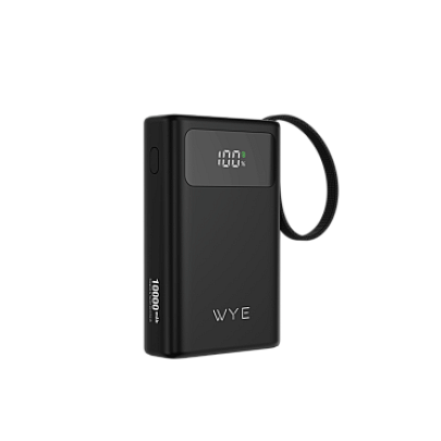 30W 10K Power Bank with build-in cable & LED Display