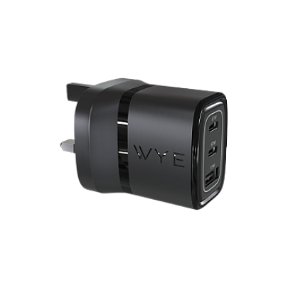 67W Dual USB-C & USB-A Power Adapter (GaN III)