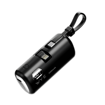 8-Pin Plug Power Bank 5K with USB-C Cable