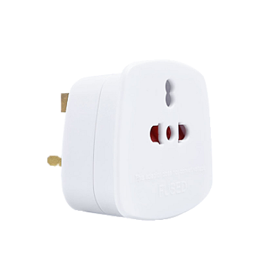 UK Plug Travel Adaptor with Multiple Sockets