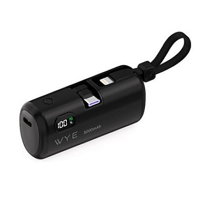 USB-C Plug Power Bank 5K with 8-Pin Cable