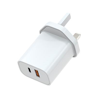 WYEFLUX 20W Power Adapter With USB-C & USB Ports
